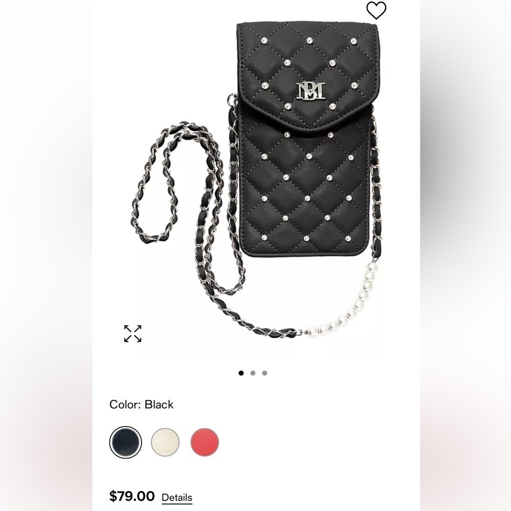 Badgley Mischka Camera Crossbody Bag
